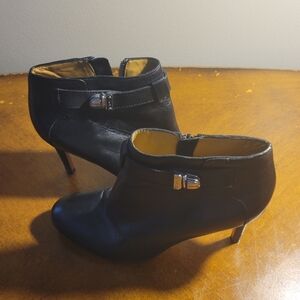 Coach Elegant Black Ankle Boots